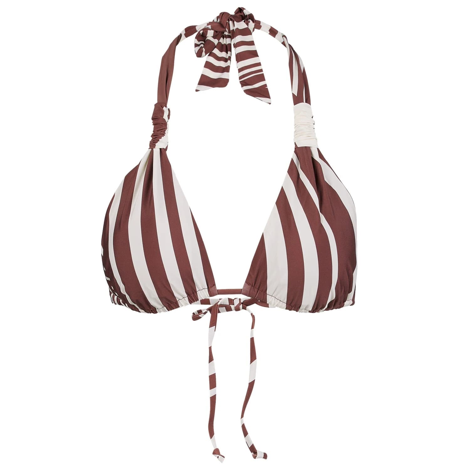 Дамско бикини горнище Seafolly Women's Coastline Multi Fit Longline Tri Bikini top - Cocoa