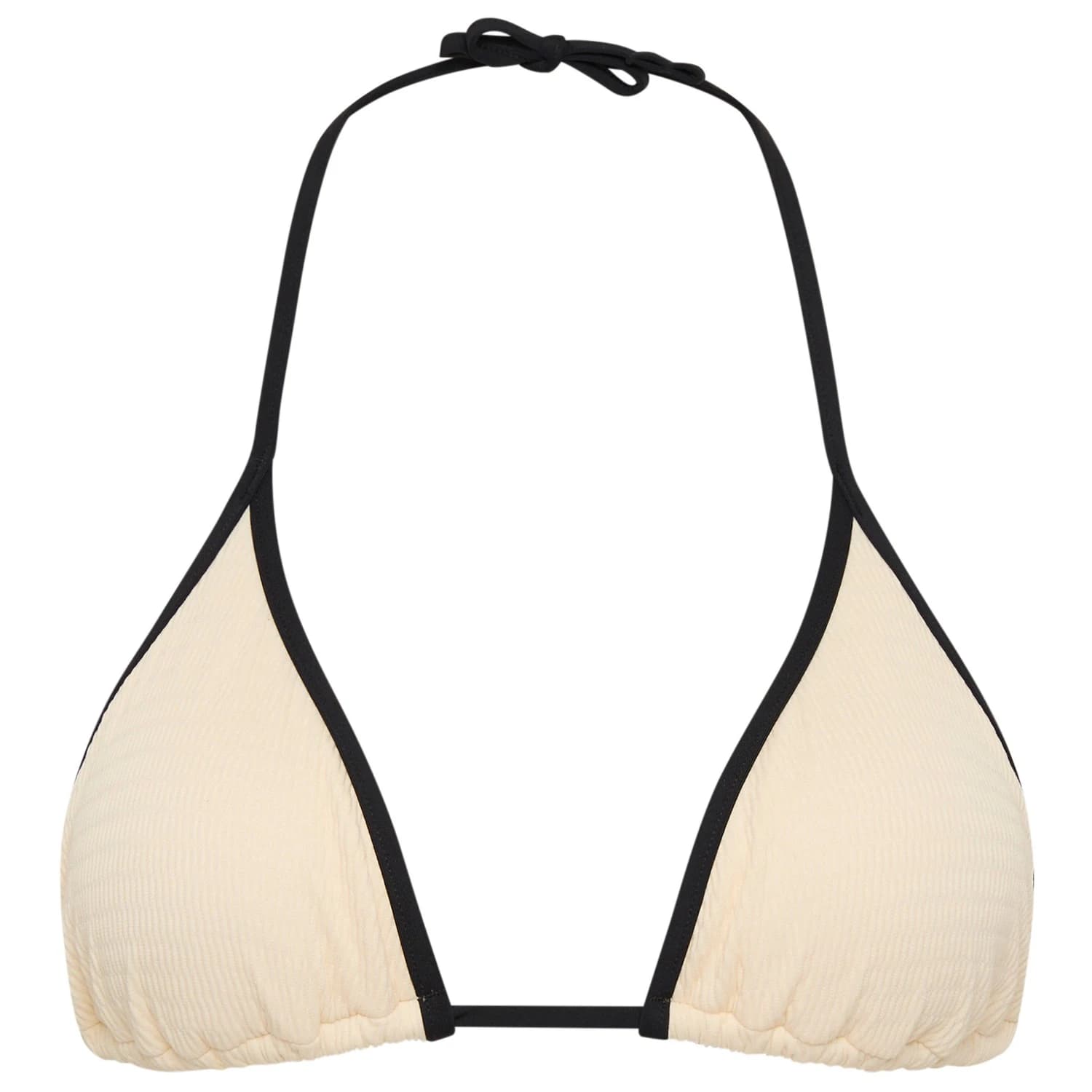 Дамско бикини горнище Seafolly Women's Beach Bound Slide Tri Bikini top - Ecru