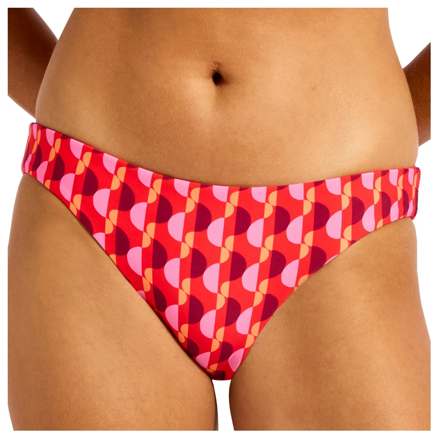 Дамско бикини долнище Seafolly Women's Sorrento Reversible Hipster Bikini bottom - Flame