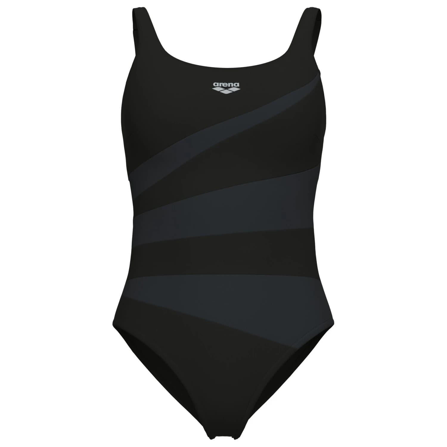 Дамски бански костюм Arena Women's Swimsuit Isabella Wing Back Swimsuit - Black / Night Grey