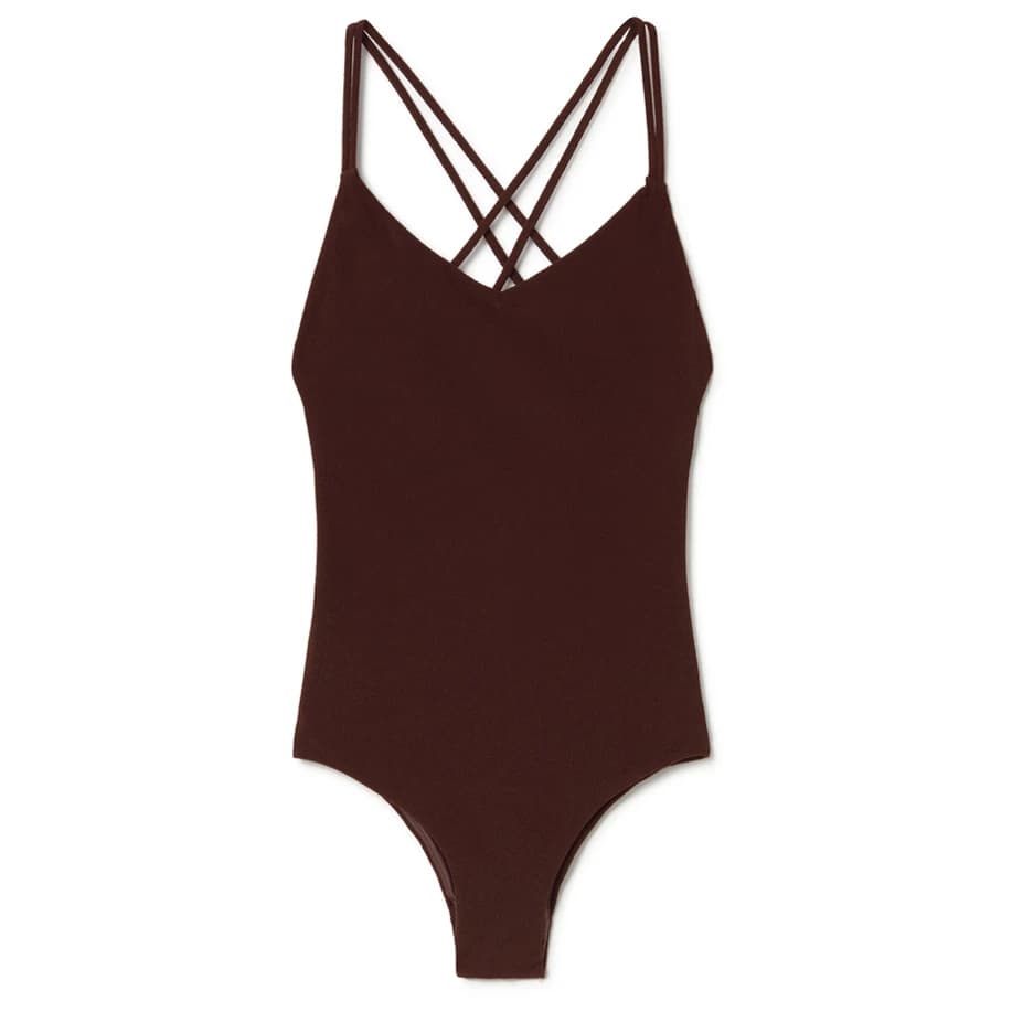 Бански костюм Twothirds Women's Lavezzi Swimsuit - Grape