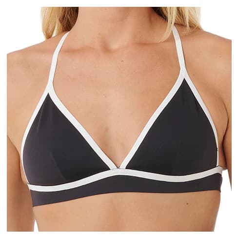 Дамско бикини горнище Rip Curl Women's Mirage Fusion X-Back Tri Bikini top - Black