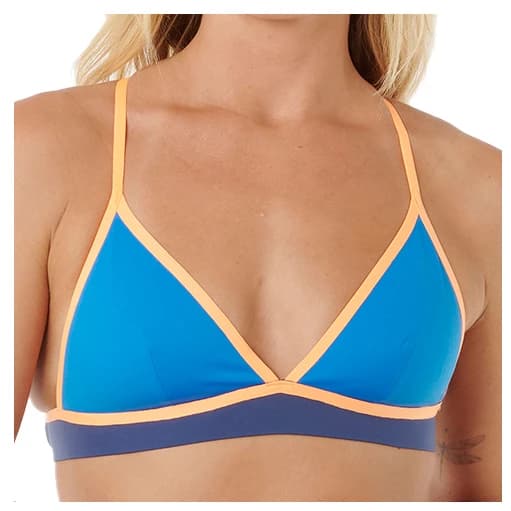 Дамско бикини горнище Rip Curl Women's Mirage Fusion X-Back Tri Bikini top - Blue