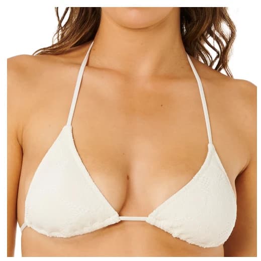 Дамско бикини горнище Rip Curl Women's Oasis Sliding Tri Bikini top - Bone