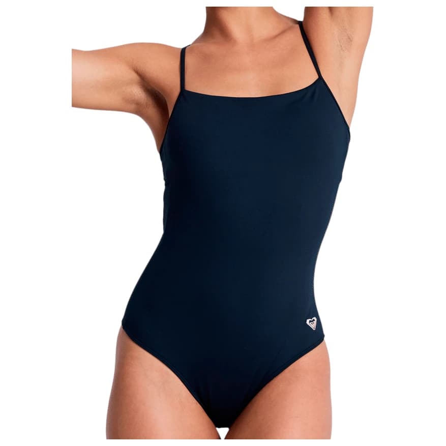 Дамски бански костюм Roxy Women's SD Essentials One Piece Swimsuit - Anthracite