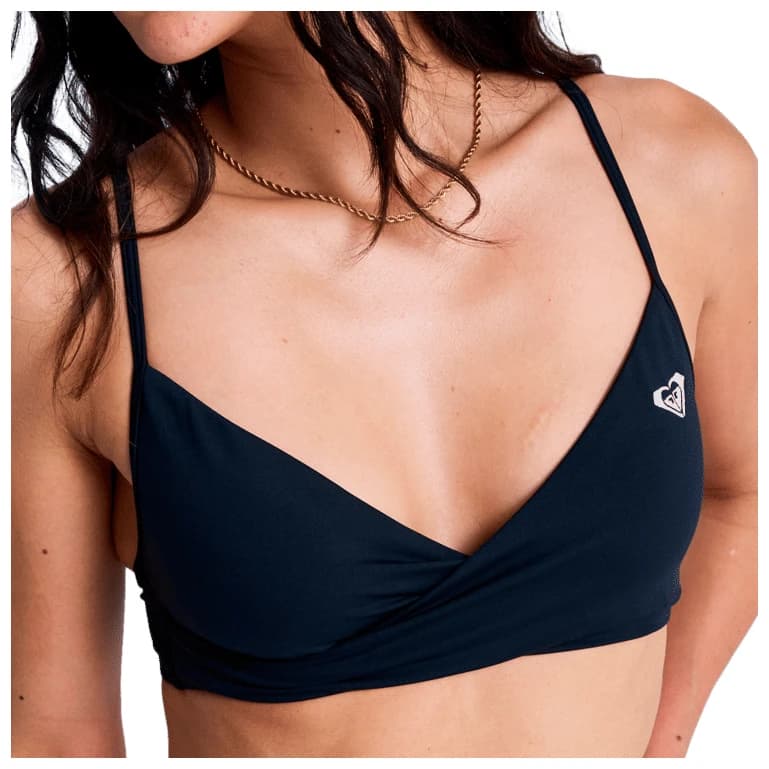 Дамско бикини горнище Roxy Women's SD Essentials Wrap Bra Bikini top - Anthracite