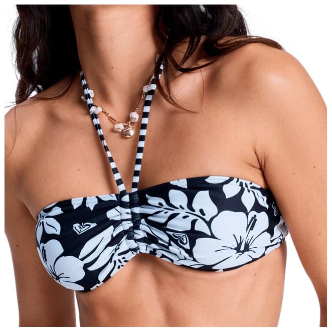 Дамско бикини горнище Roxy Women's Summer Surf Bandeau Bikini top - Anthracite The Mo