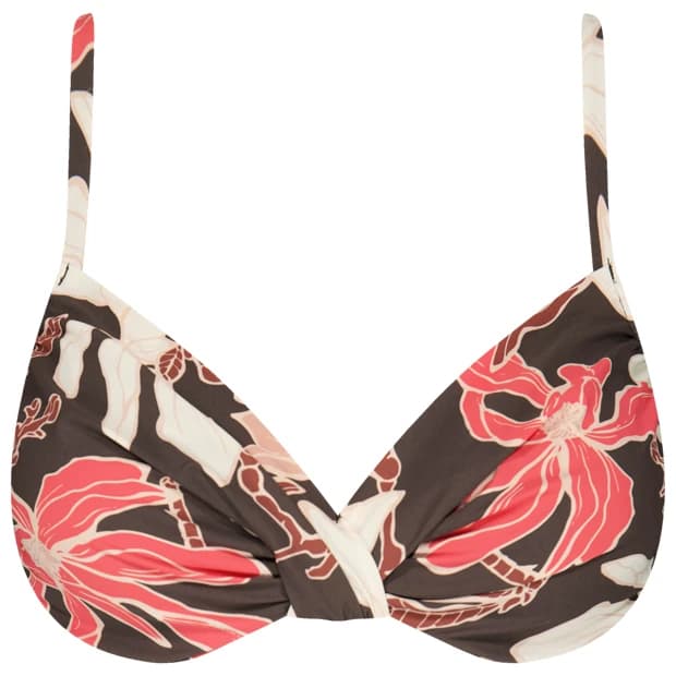 Дамско бикини горнище Barts Women's Camolo Underwire Bikini top - Coffee
