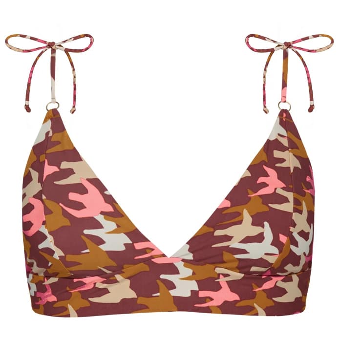 Дамско бикини горнище Barts Women's Conchu Bralette Bikini top - Maroon