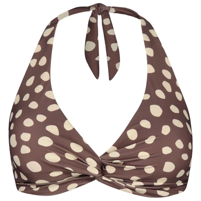 Дамско бикини горнище Barts Women's Dauna Cross Halter Bikini top - Coffee