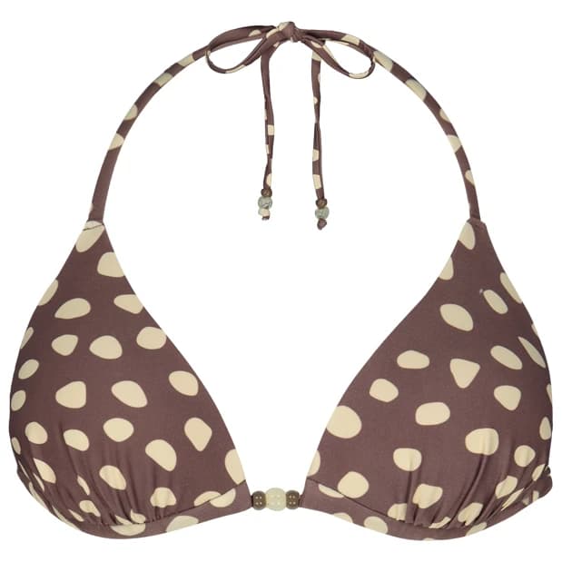 Дамско бикини горнище Barts Women's Dauna Triangle Bikini top - Coffee