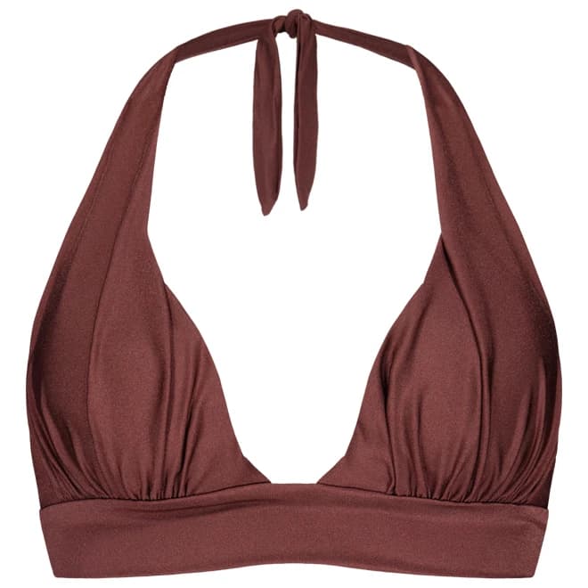 Дамско бикини горнище Barts Women's Isla Triangle Halter Bikini top - Maroon
