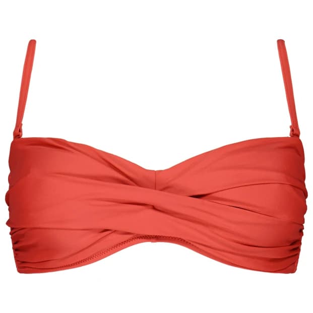 Дамско бикини горнище Barts Women's Kelli Twisted Bandeau Bikini top - Coral