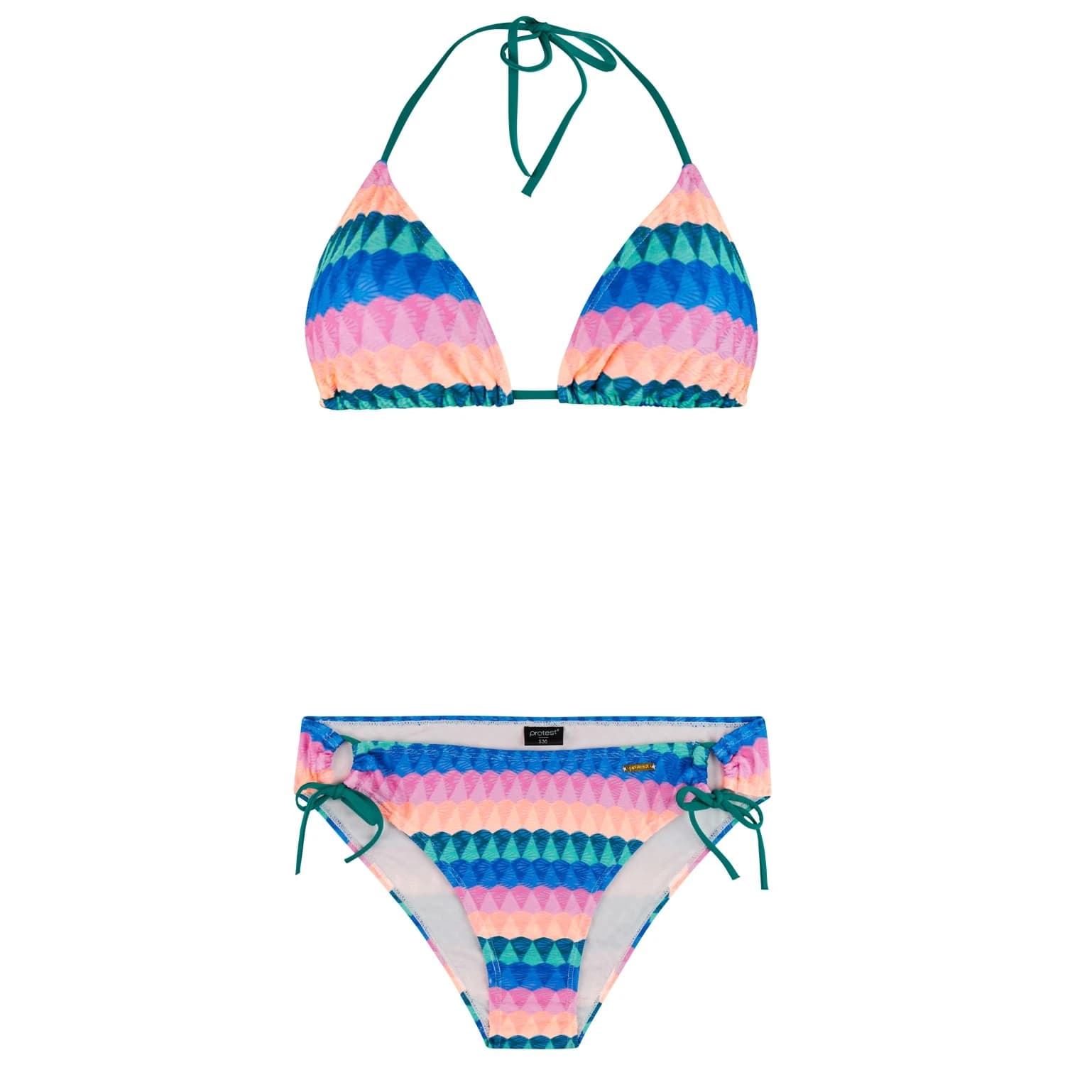 Дамски комплект бикини Protest Women's PRTExit Triangle Bikini Bikini - Cheeky Pink