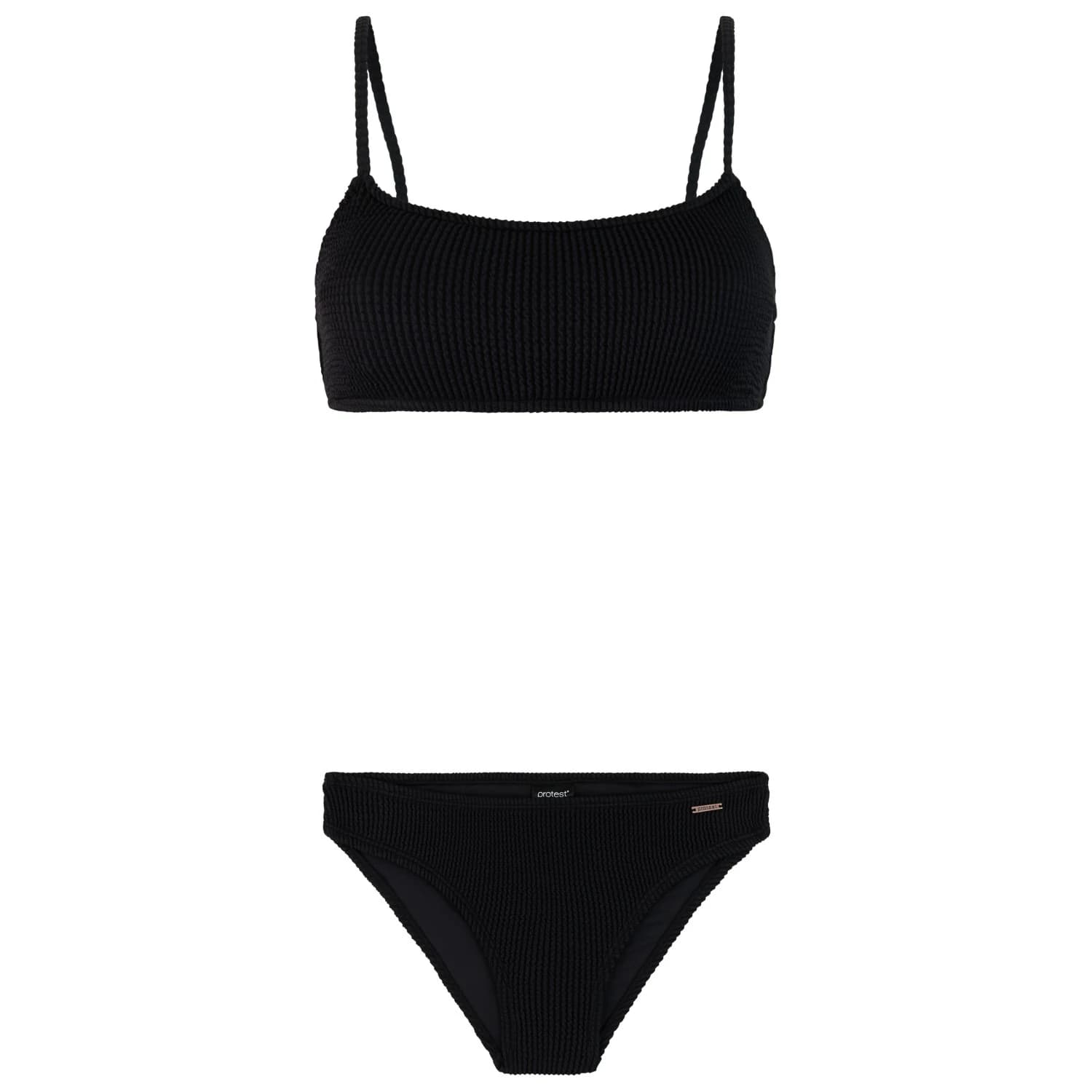 Дамски комплект бикини Protest Women's PRTJag Bralette Bikini Bikini - True Black