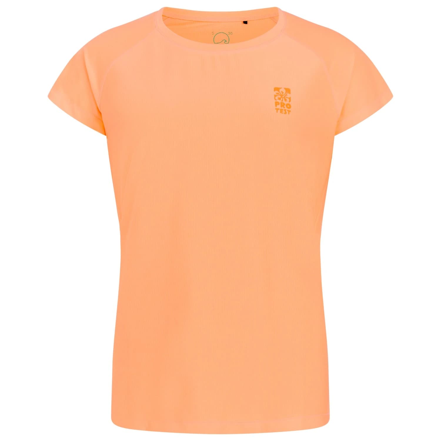 Дамска плажна тениска от ликра Protest Women's PRTMagia Surf T-Shirt Lycra - Shocking Orange