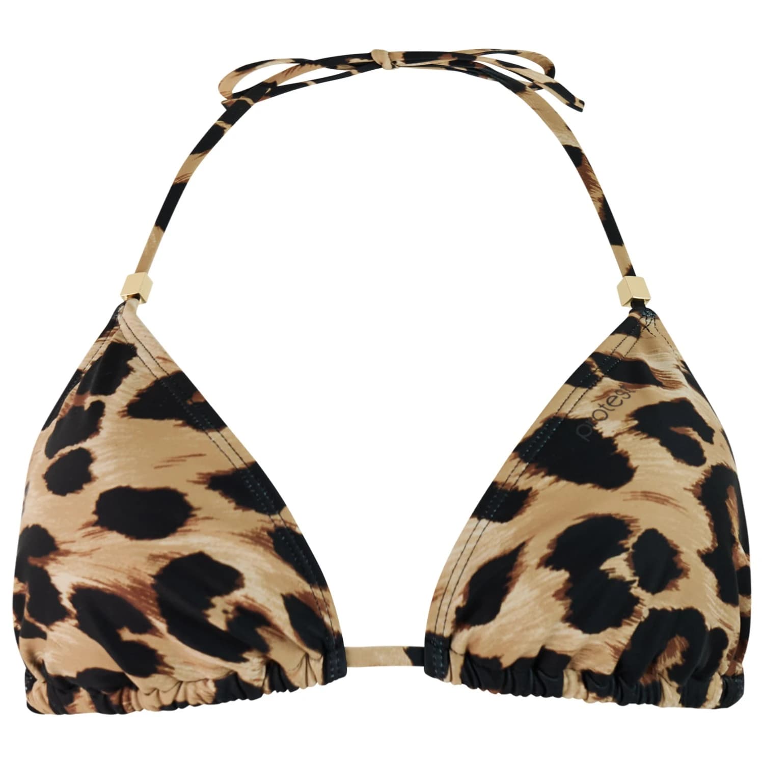 Дамско бикини горнище Protest Women's MIXAles Triangle Bikini Top - Fudge Camel