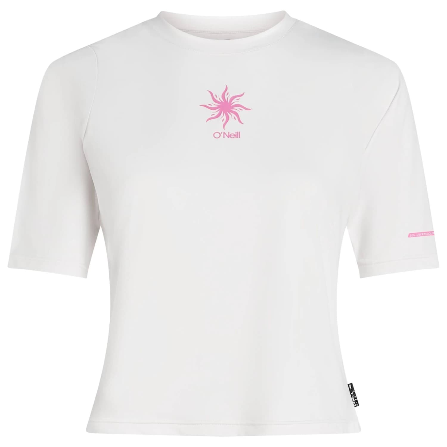 Дамска плажна тениска от ликра O'Neill Women's Hybrid UPF Polygiene T-Shirt Lycra - Snow White