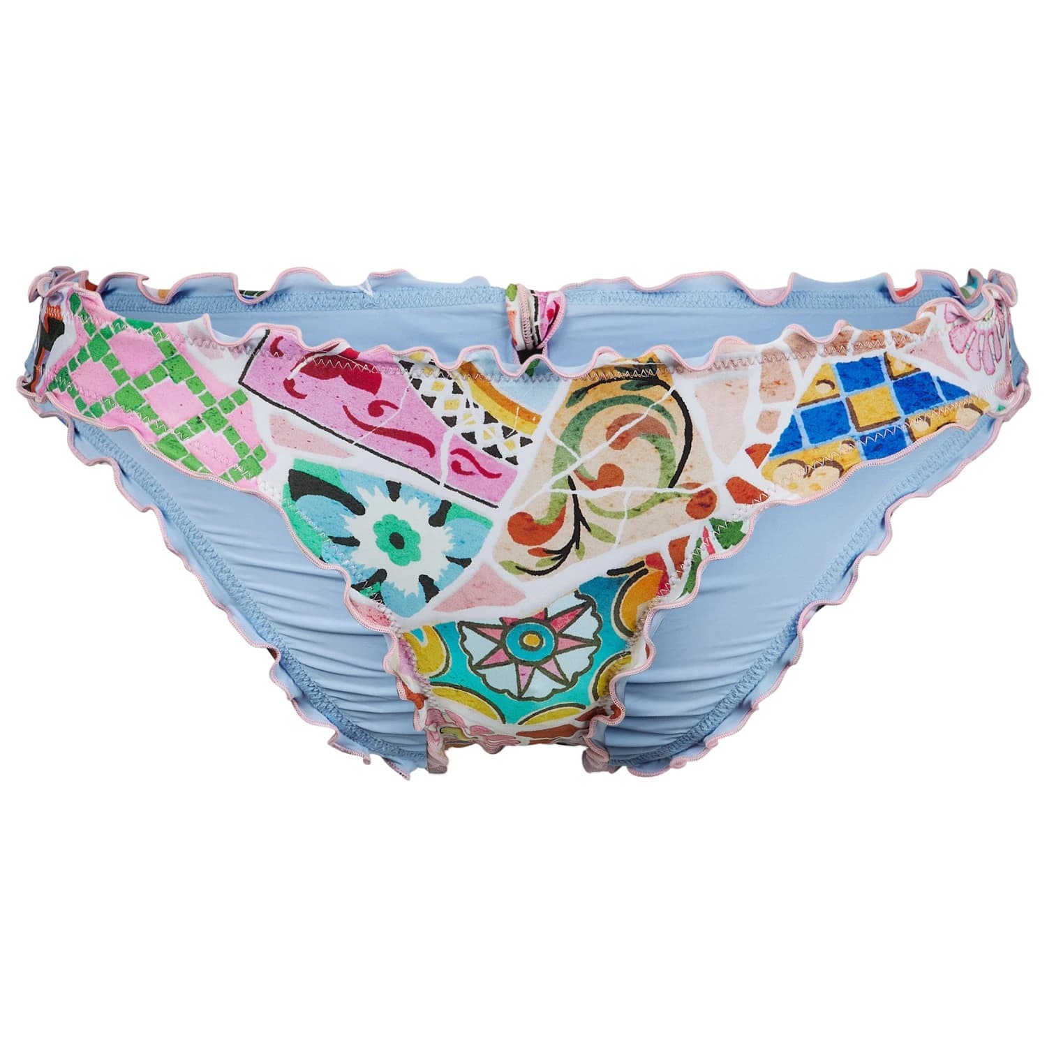 Дамско бикини долнище Seafolly Beach Bohème Mini Hipster Bikini bottom - Parfait Pink