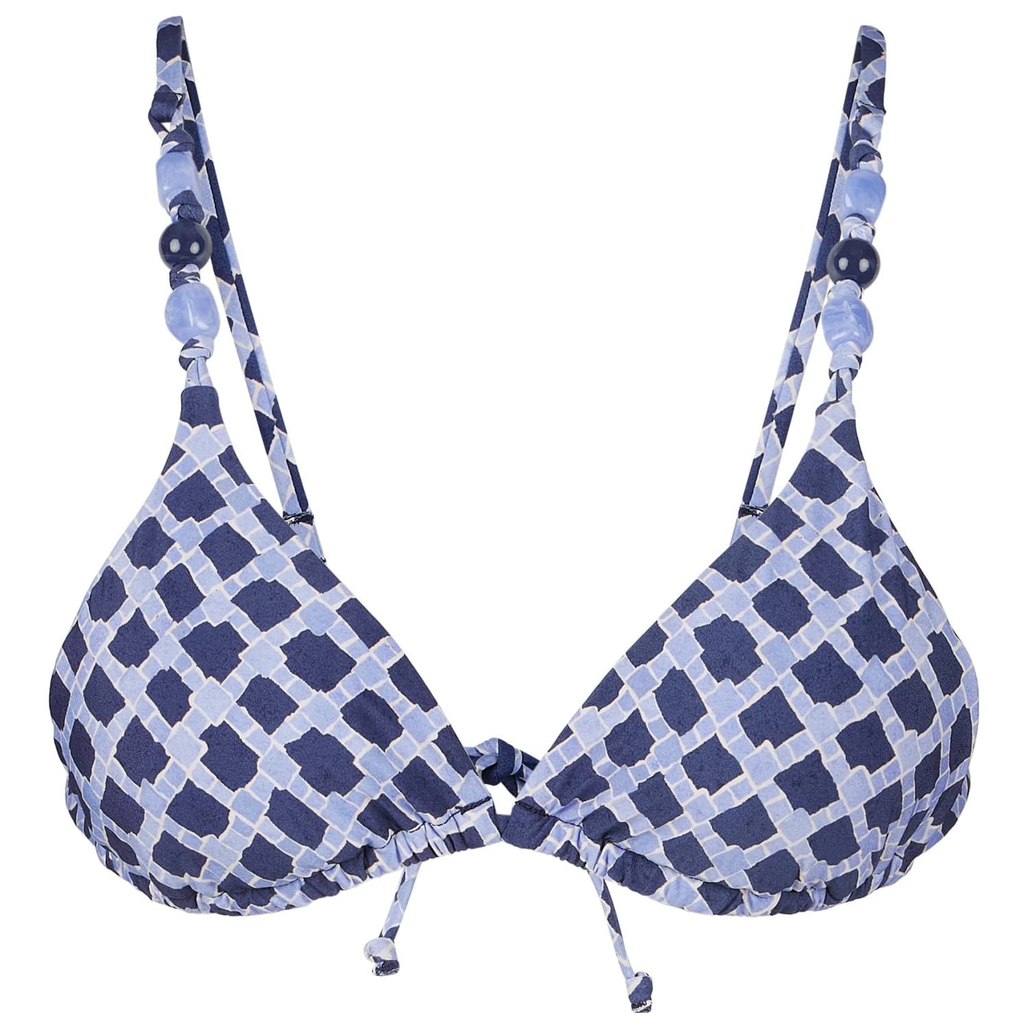 Дамско бикини горнище Seafolly Marseille Slide Tri Bikini top - Blue Indigo