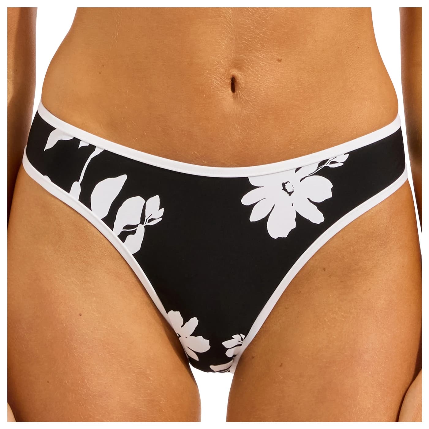 Дамско бикини долнище Seafolly Mayflower High Leg Pant Bikini bottom - Black