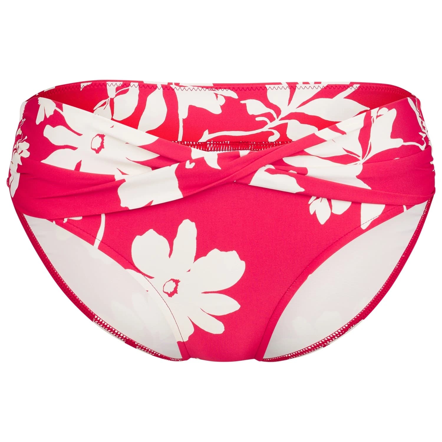Бикини долнище Seafolly Mayflower Twist Band Mini Hipster Bikini bottom - Cosmo Red