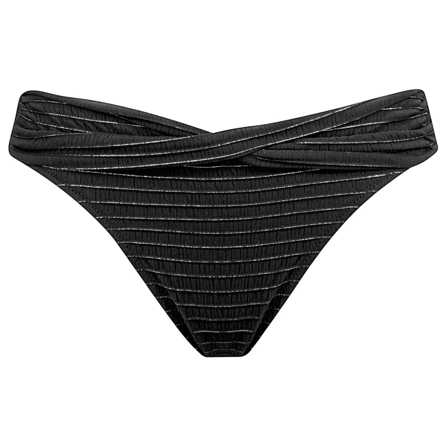 Дамско бикини долнище Watercult Women's Afterlight Bikini Bottoms No. 640 Bikini bottom - Black / Silver