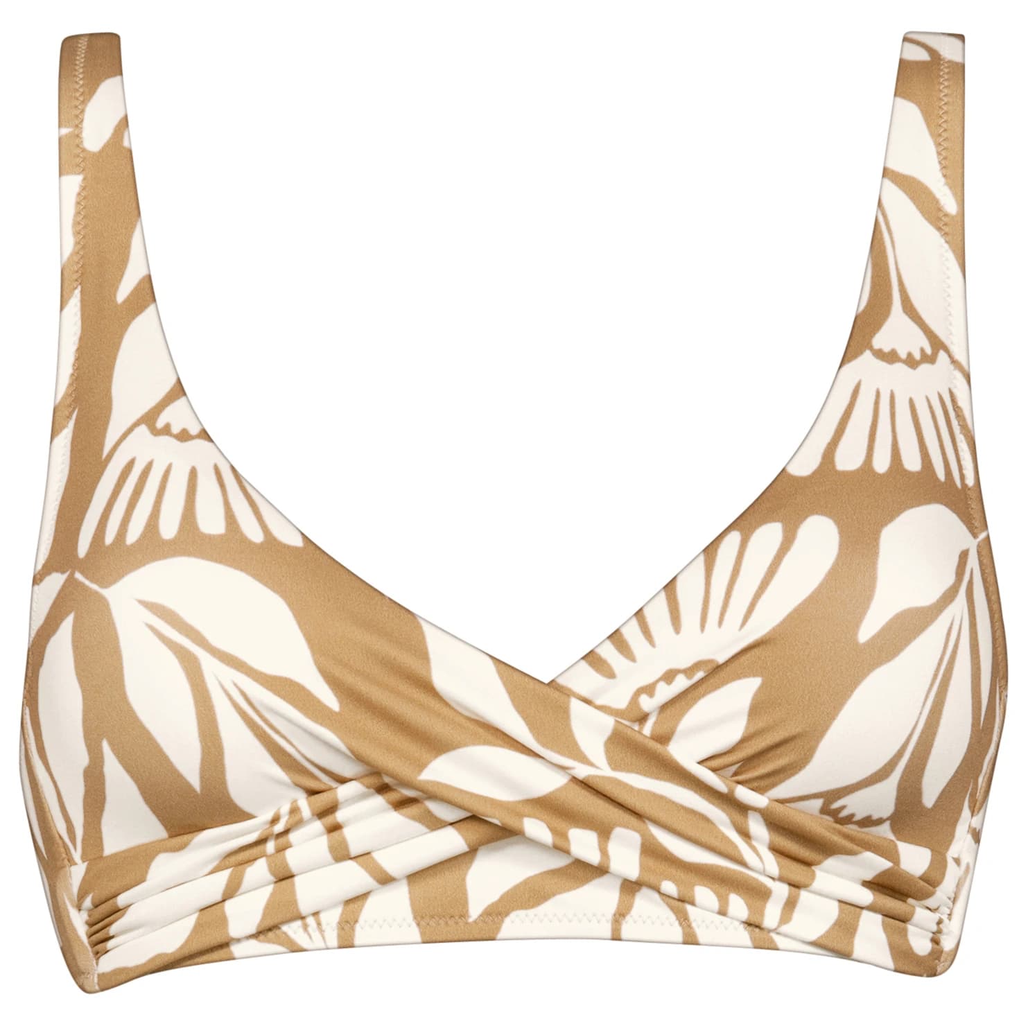 Дамско бикини горнище Watercult Women's Coastal Bohemia Bikini Top No. 7330 Bikini top - Sand / Cotton
