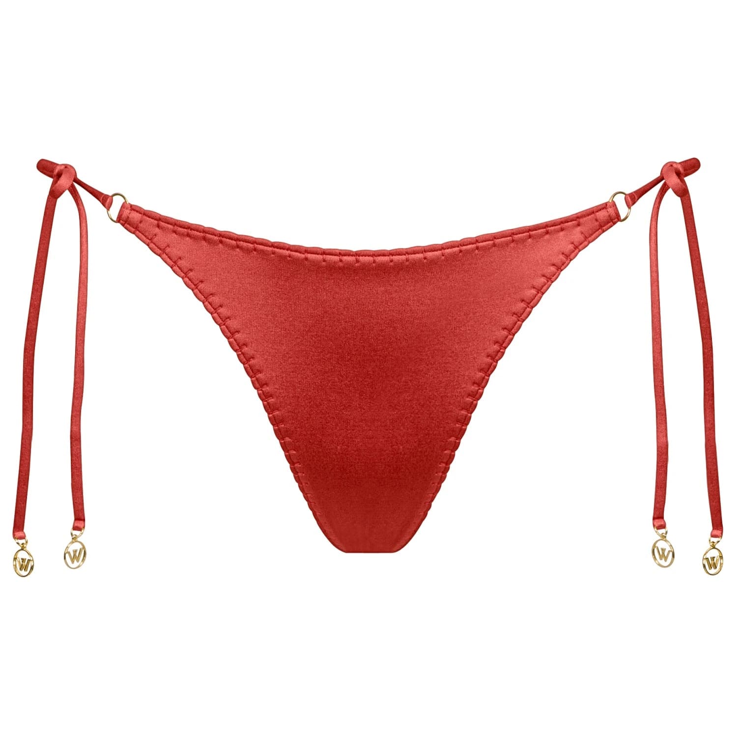 Дамско бикини долнище Watercult Women's Crafted Essentials Bikini Bottoms No. 676 Bikini bottom - Crimson Dusk