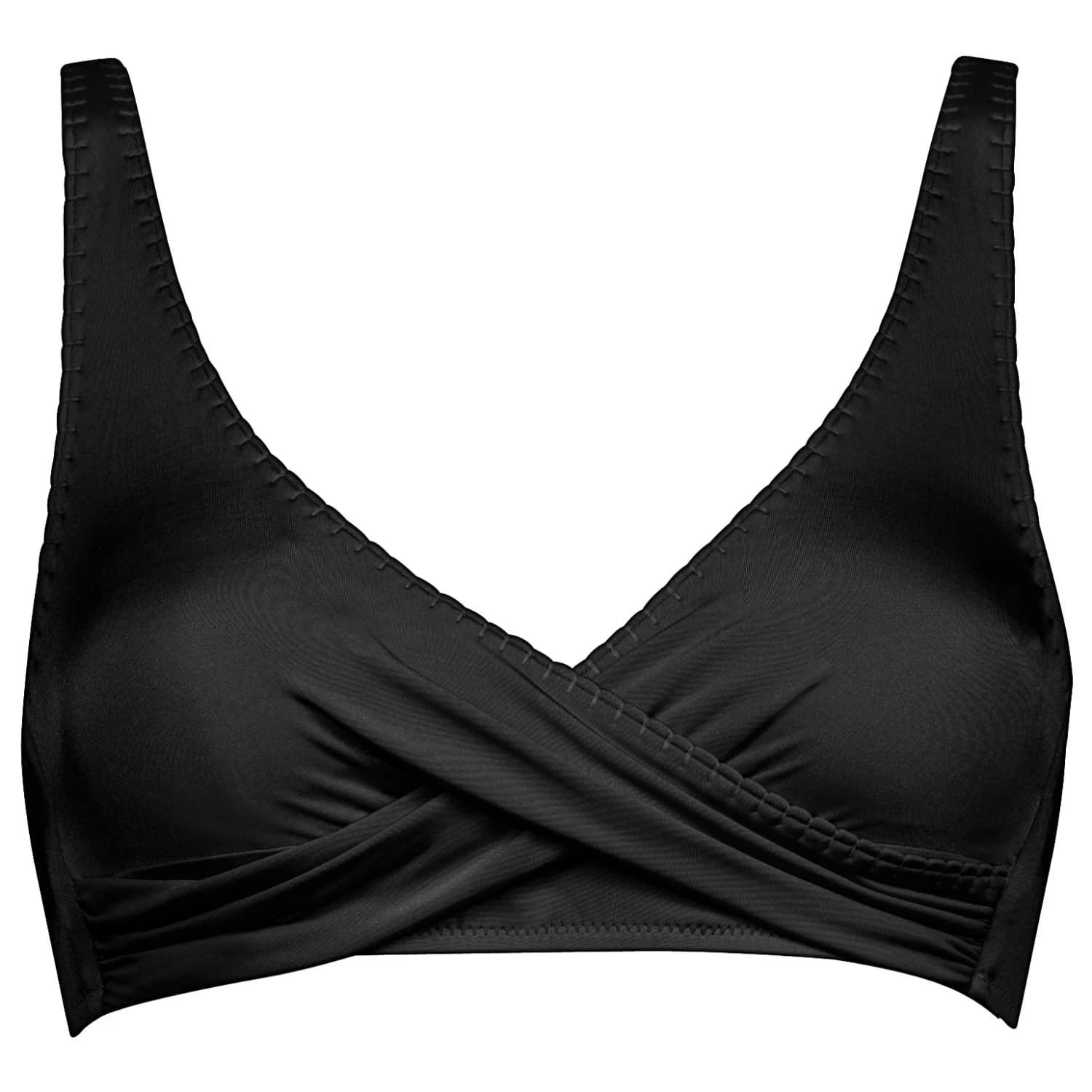 Дамско бикини горнище Watercult Women's Crafted Essentials Bikini Top No. 7331 Bikini top - Deep Black