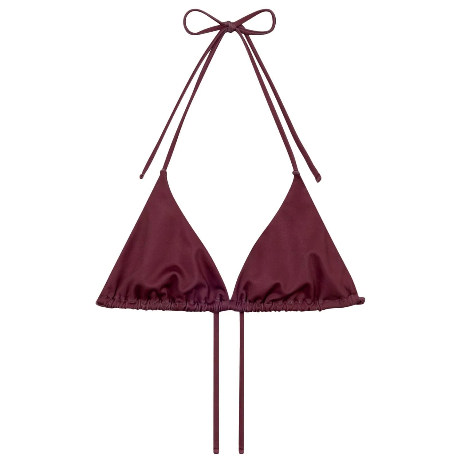 Дамско бикини горнище DEDICATED Women's Yxlan Bikini Top - Burgundy