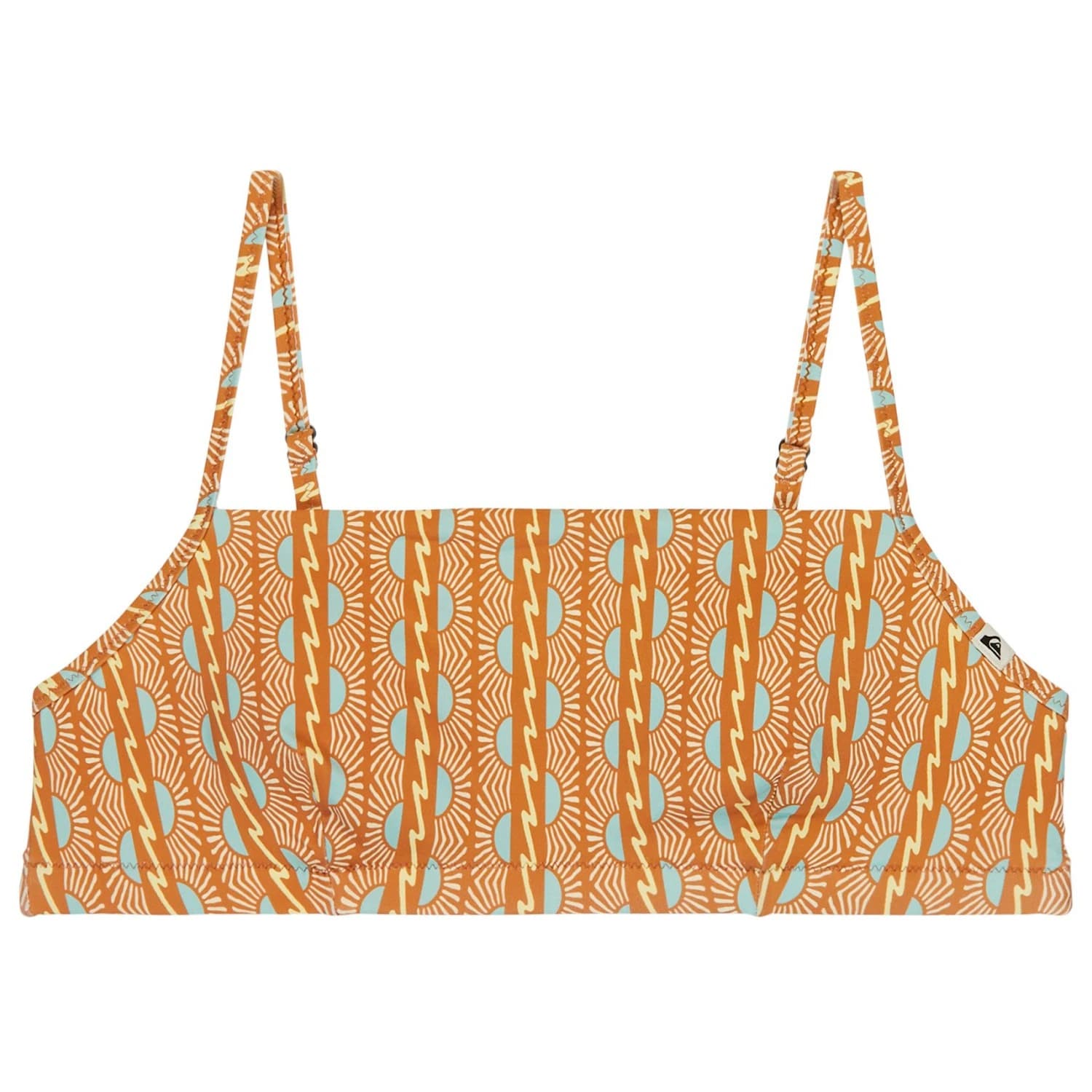 Дамско бикини горнище Quiksilver Women's Cobidji Top Bikini top - Bone White Horizon Women 32X32