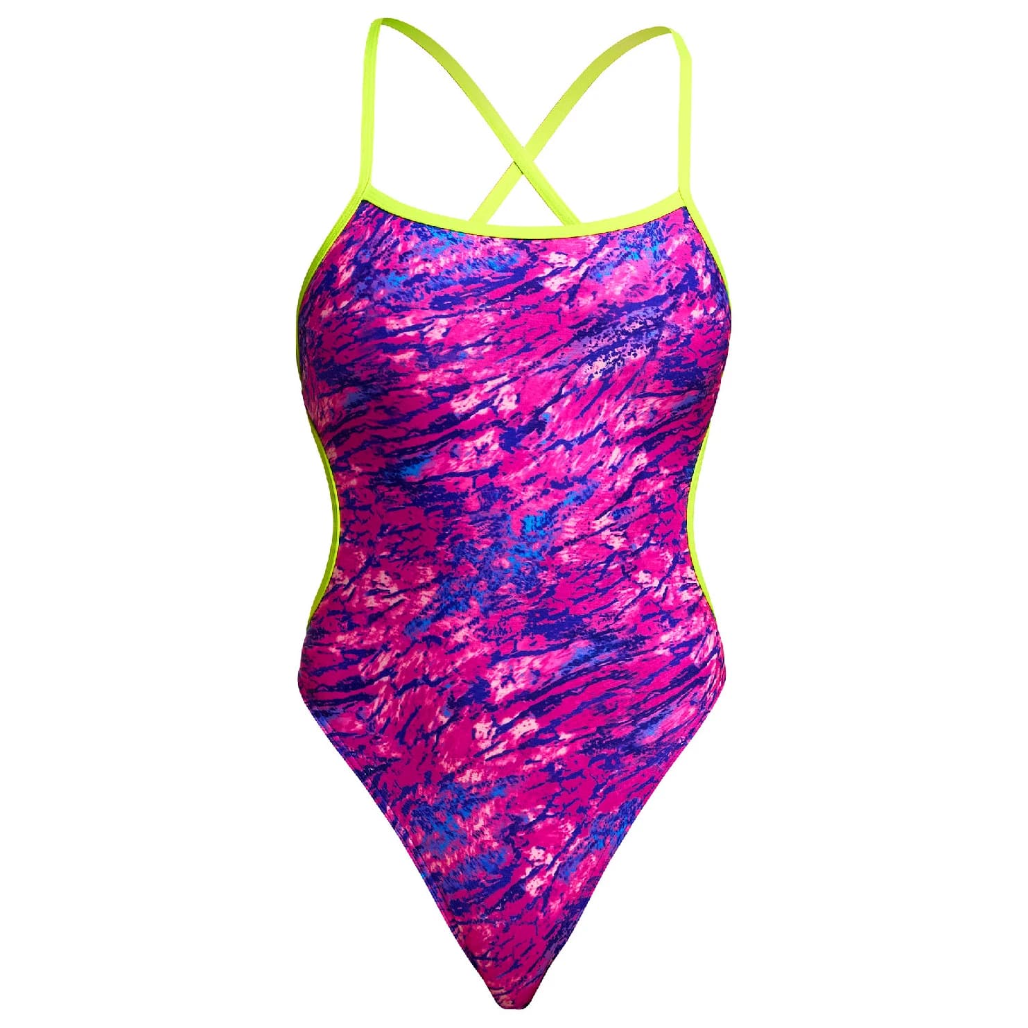 Дамски бански костюм Funkita Women's Cut Away One Piece Swimsuit - Sweet Scaley
