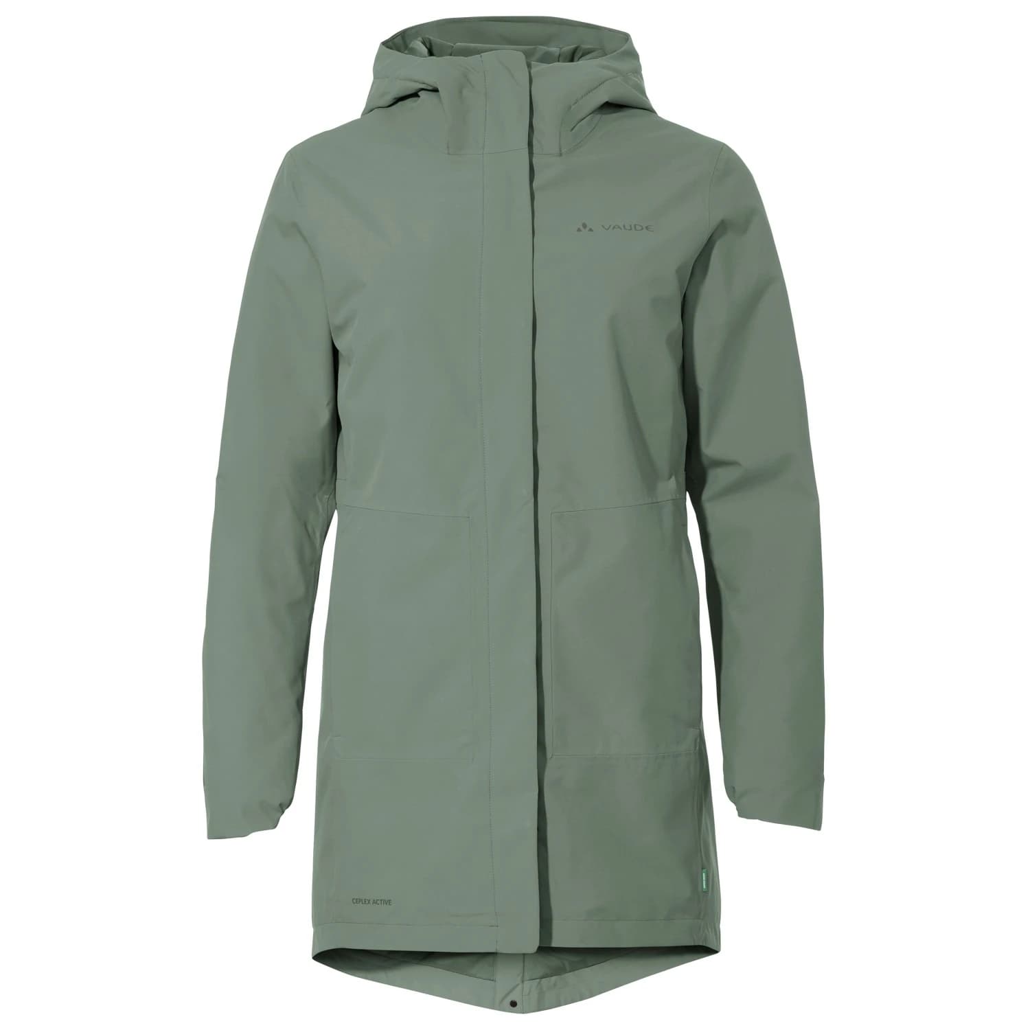 Дамско термо яке за колоездене Vaude Women's Cyclist Padded Parka II Cycling jacket - Agave