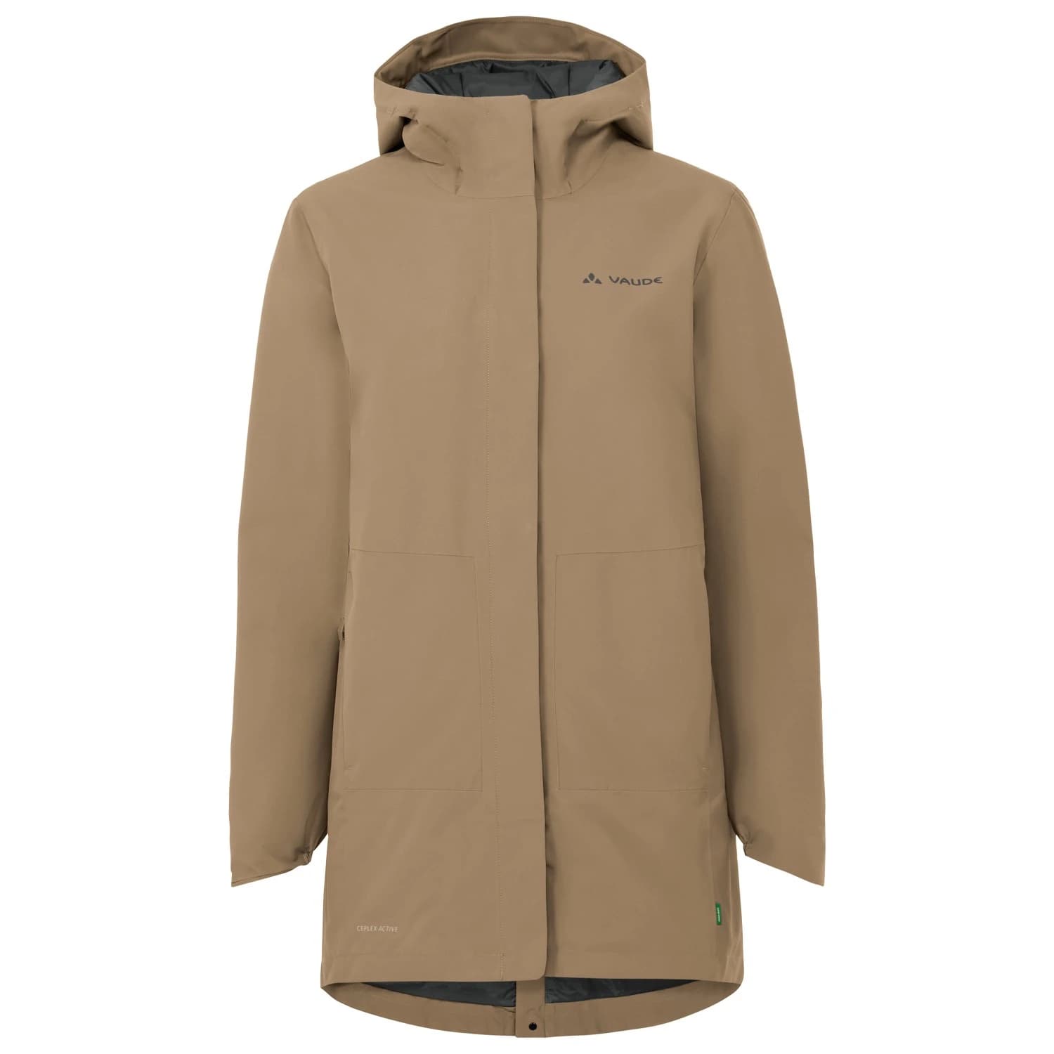 Термо яке за колоездене Vaude Women's Cyclist Padded Parka II Cycling jacket - Oat