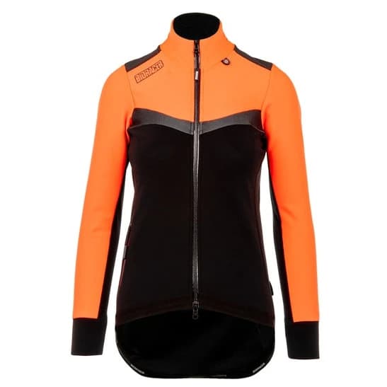 Дамско термо яке за колоездене Bioracer Women's Vesper Tempest Protect Winter Jacket Fluo Cycling jacket - Fluo Orange