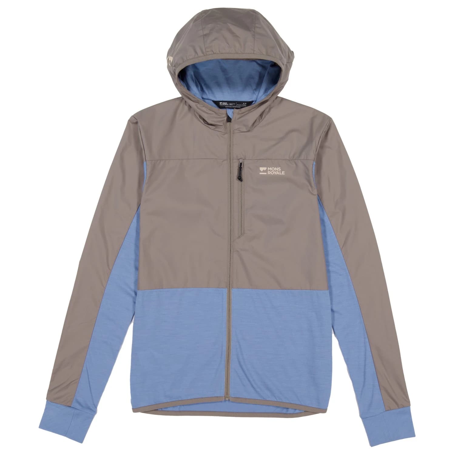 Дамско ветрозащитно яке за колоездене Mons Royale Women's Diversion Merino Wind Jacket Cycling jacket - Moonstone / Cinder