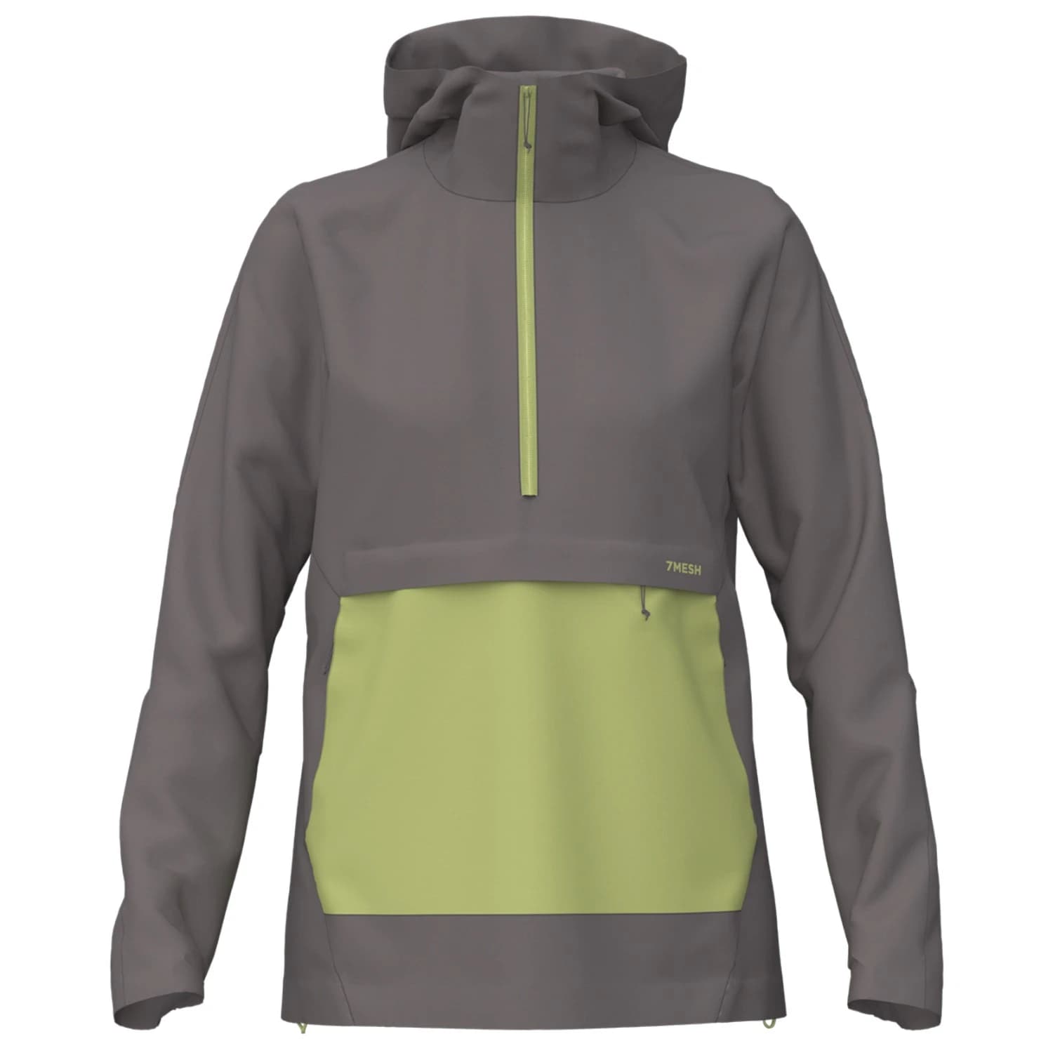 Дамско ветрозащитно яке за колоездене 7mesh Women's Cache Anorak Cycling jacket - Limestone