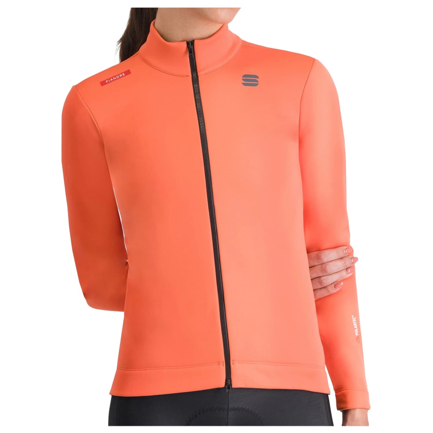 Дамско термо яке за колоездене Sportful Women's Fiandre 2 Jacket Cycling jacket - Pompelmo