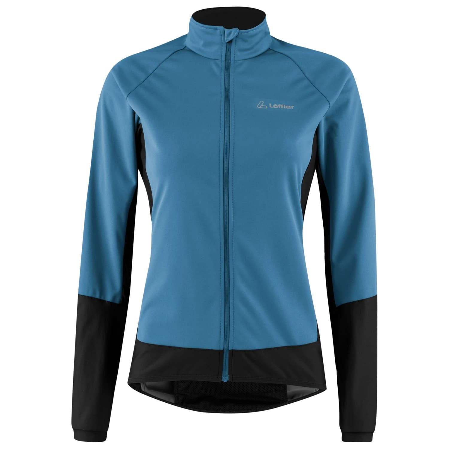 Дамско термо яке за колоездене Löffler Women's Bike Jacket Alpha Airblocc Light Cycling jacket - Cornflower