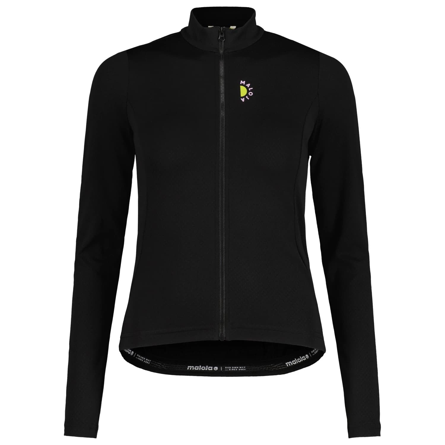 Дамско ветрозащитно яке за колоездене Maloja Women's OschenikM. Cycling jacket - Deep Black