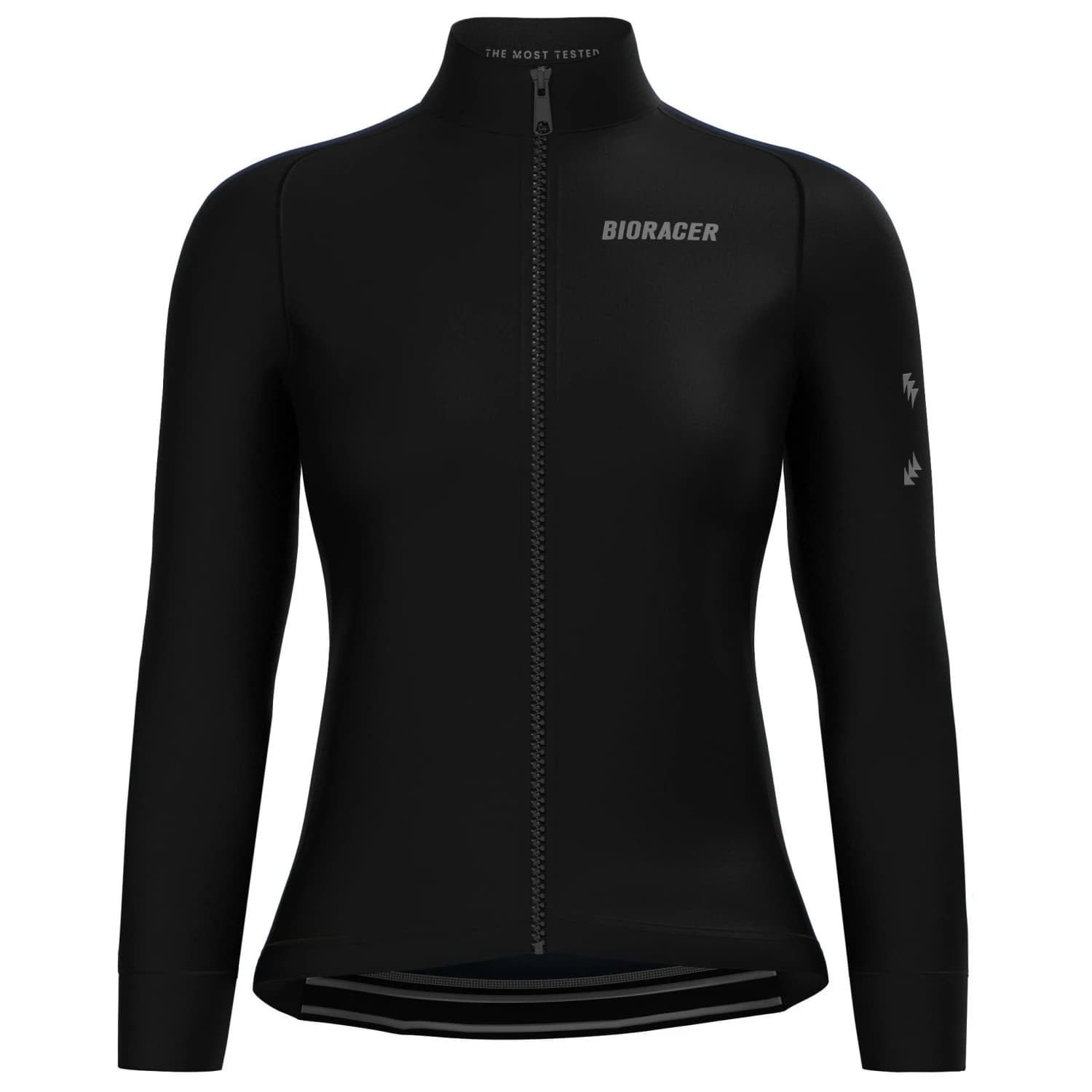 Дамско термо яке за колоездене Bioracer Women's Tempest Protect Pixel Jacket Cycling jacket - Black