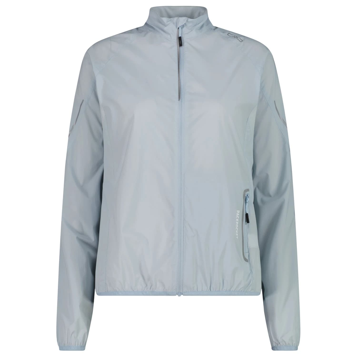 Дамско ветрозащитно яке за колоездене CMP Women's Jacket Reflective Cycling jacket - Sky Blue