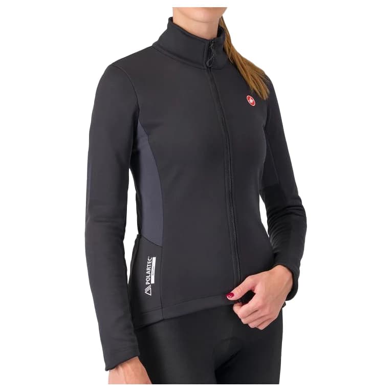 Ветрозащитно яке за колоездене Castelli Women's Entrata 2 Jacket Cycling jacket - Light Black / Dark Gray