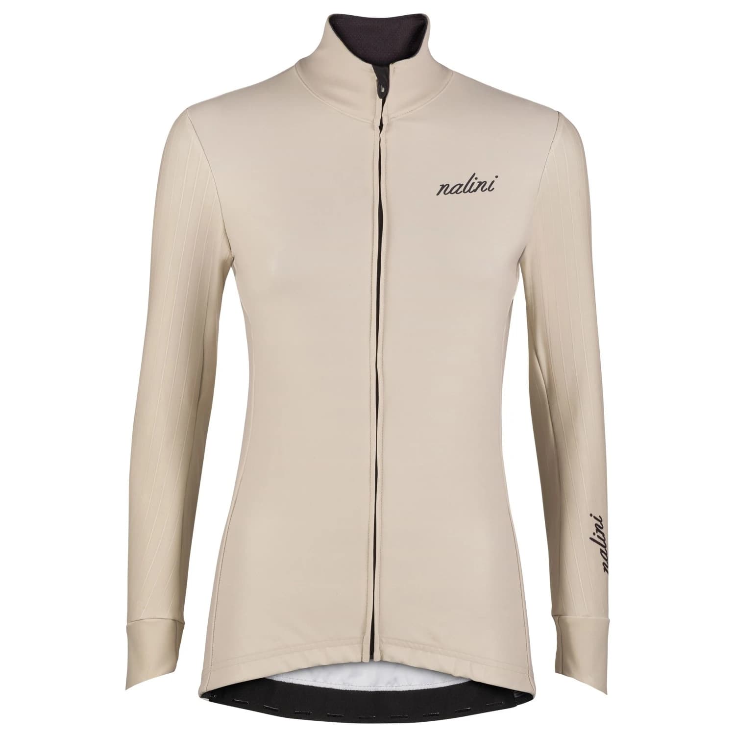 Ветрозащитно яке за колоездене Nalini Women's Stripes Warm Jacket Cycling jacket - Sand