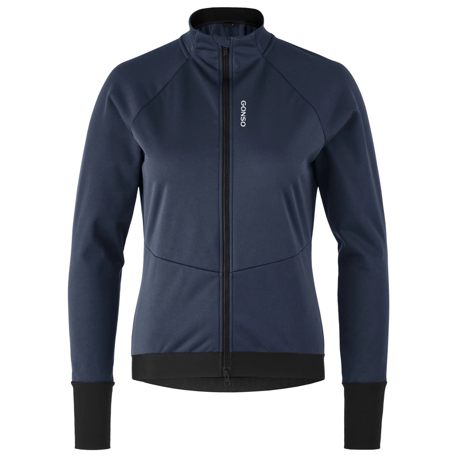 Дамско ветрозащитно яке за колоездене Gonso Women's Road Jacket Softshell Cycling jacket - Navy Carmen