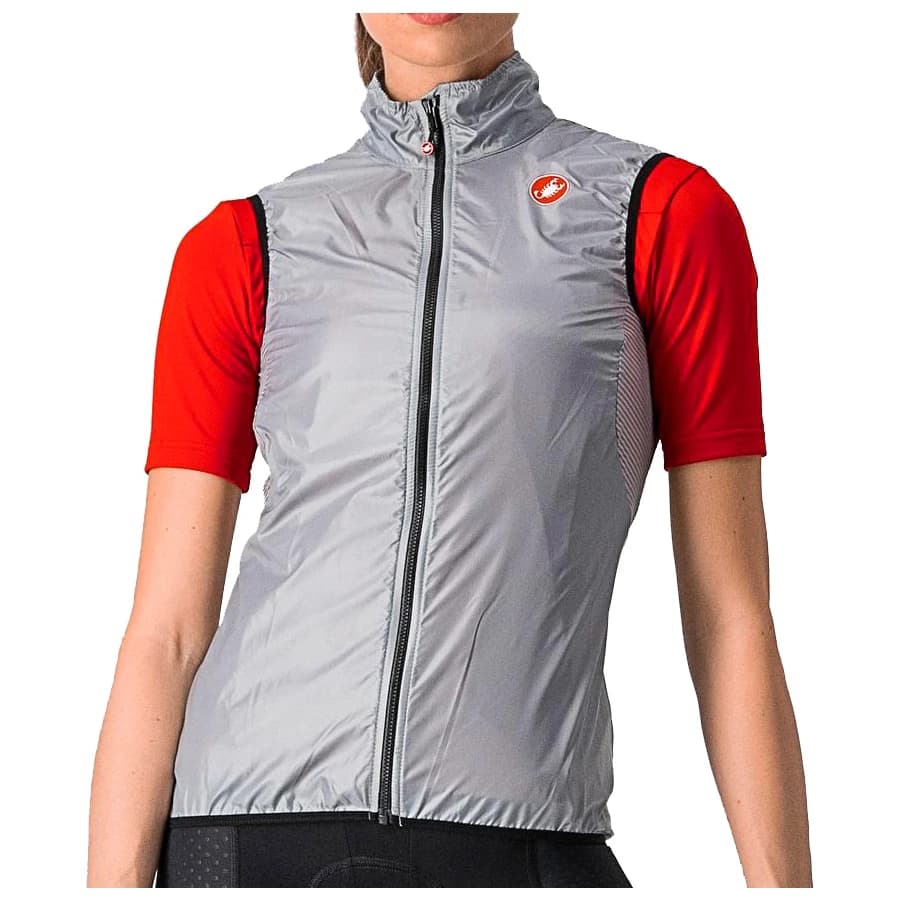 Дамски елек за колоездене Castelli Women's Aria Vest Cycling vest - Silver Grey