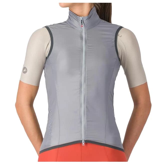 Дамски елек за колоездене Castelli Women's Aria 2 Vest Cycling vest - Silver Gray