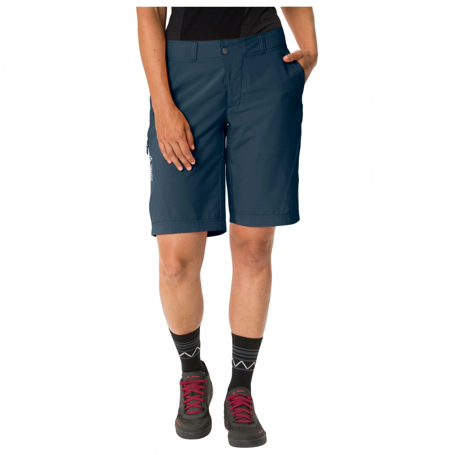 Дамски шорти за колоездене Vaude Women's Ledro Shorts Cycling shorts - Dark Sea