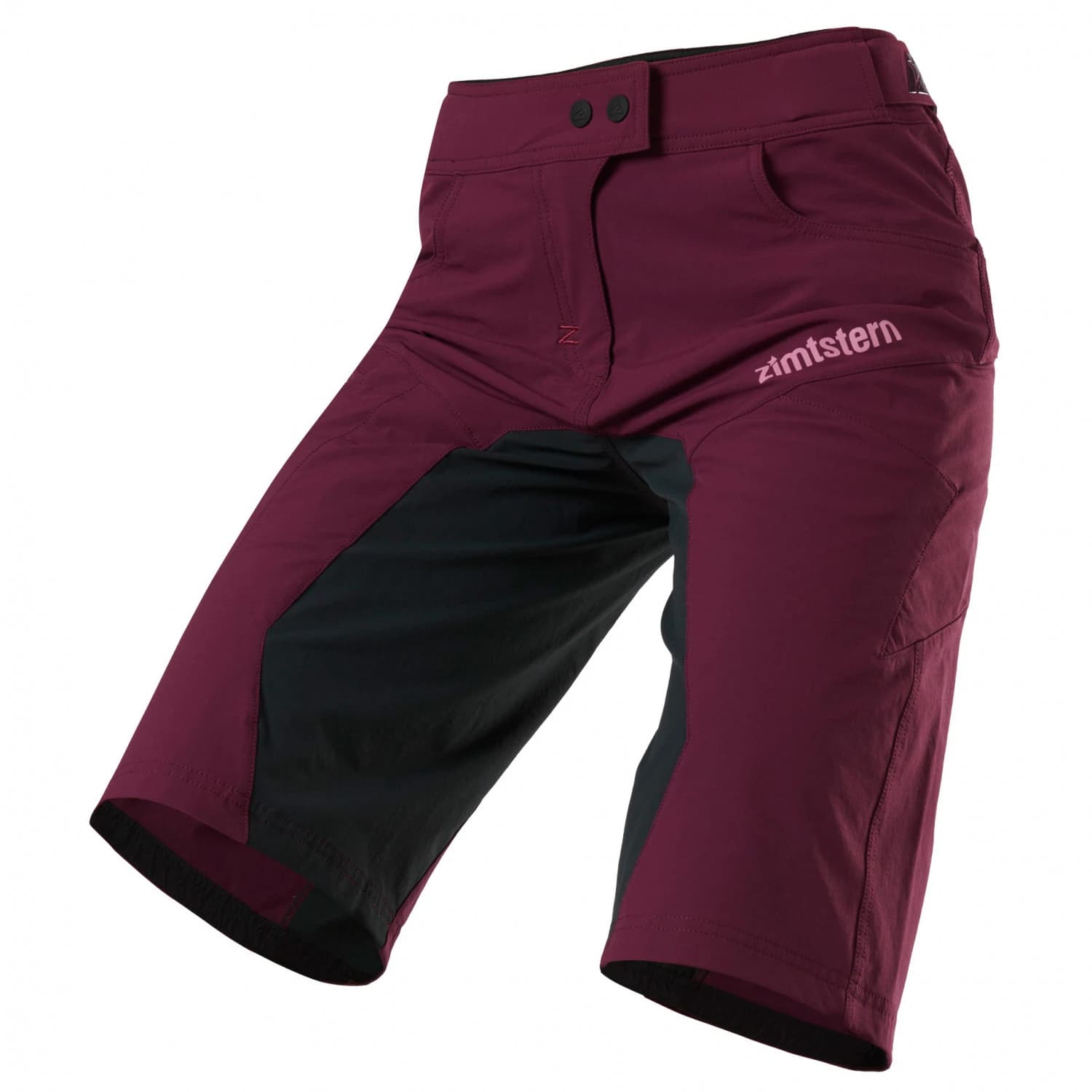 Дамски шорти за колоездене Zimtstern Women's Taila Evo Short Cycling bottoms - Windsor Wine / Pirate Black